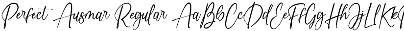 Perfect Ausmar Regular font
