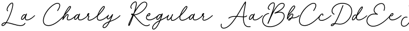 La Charly Regular font