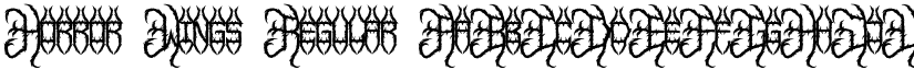 Horror Wings Regular font