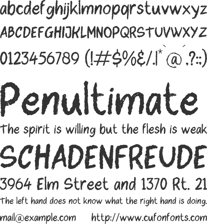 Raftlife Legacy font preview