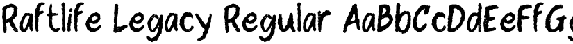 Raftlife Legacy font download