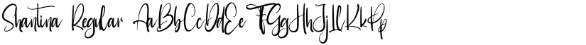 Shantina Regular font
