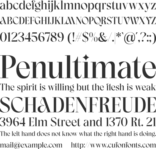 Mica Valo font preview