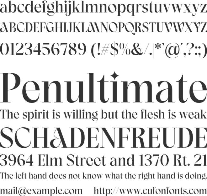 Mica Valo font preview