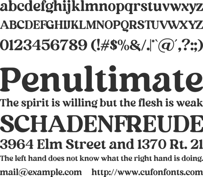 Aima Font Duo font preview