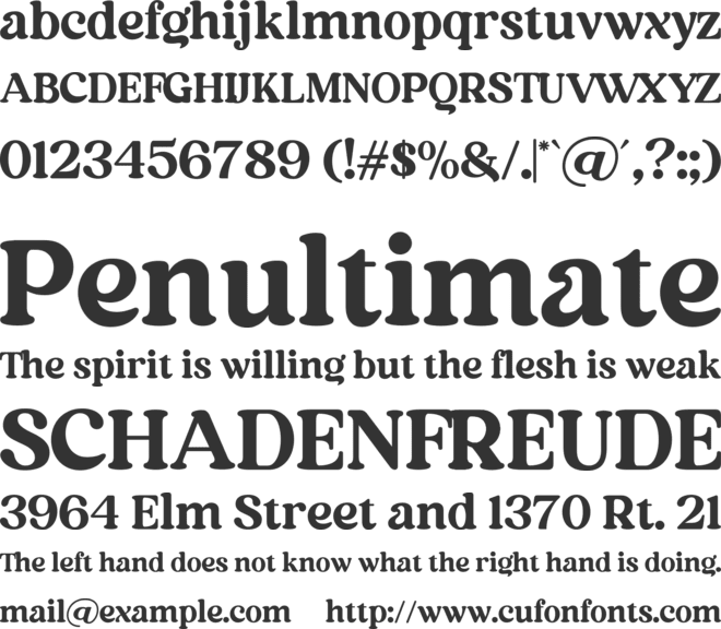 Aima Font Duo font preview