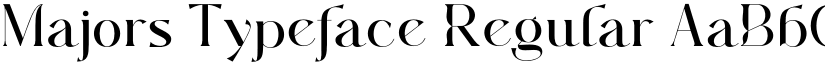 Majors Typeface font download