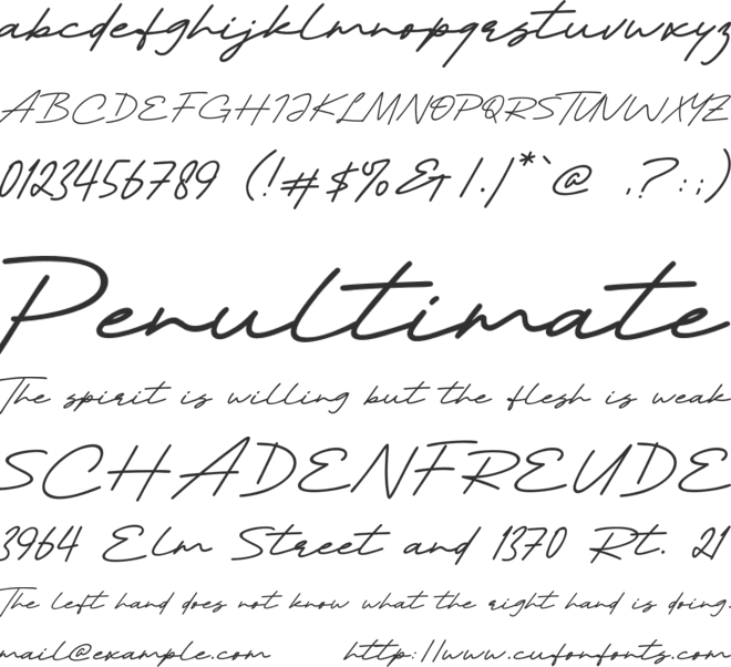 Tirelessly Love You font preview