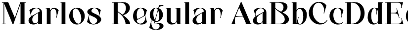Marlos Regular font