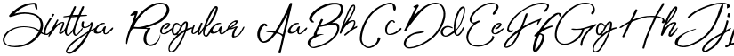 Sinttya Regular font