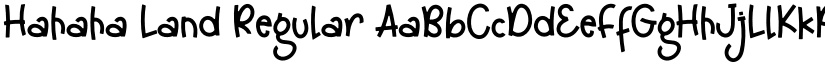 Hahaha Land font download