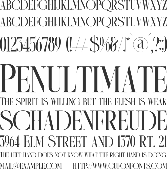 Quartens font preview
