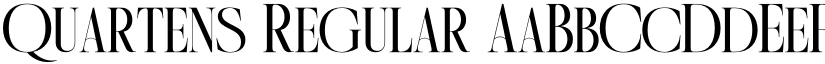 Quartens Regular font