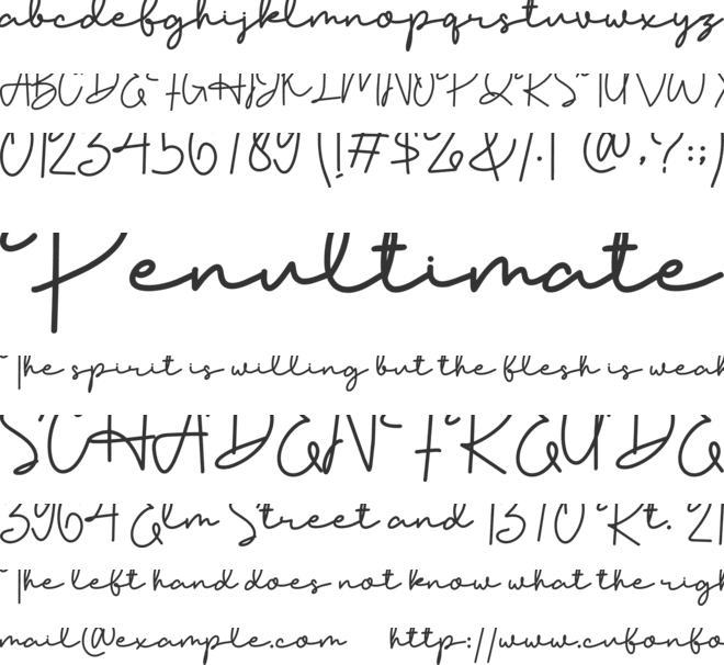 Berliman font preview