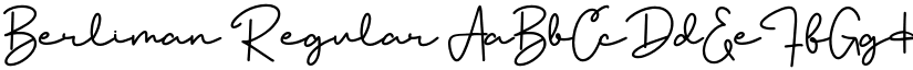 Berliman Regular font