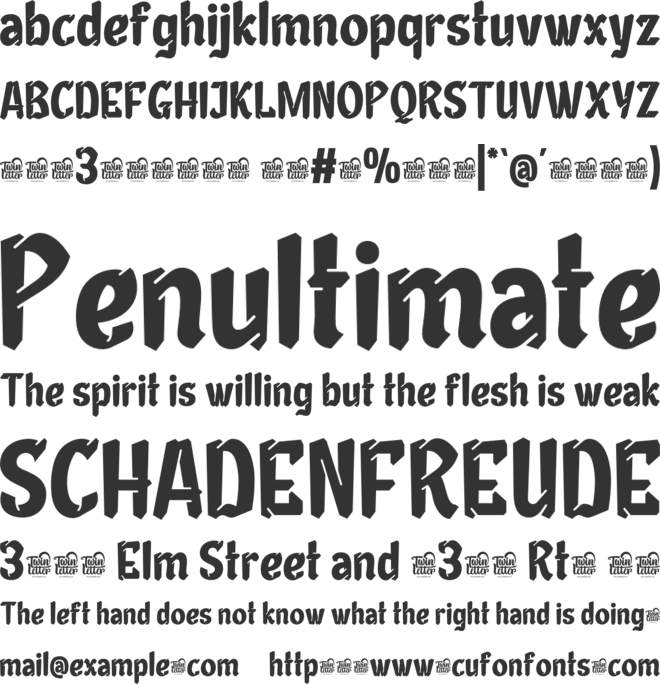 BROLEH Trial font preview