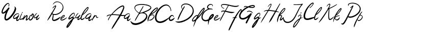Wainou Regular font