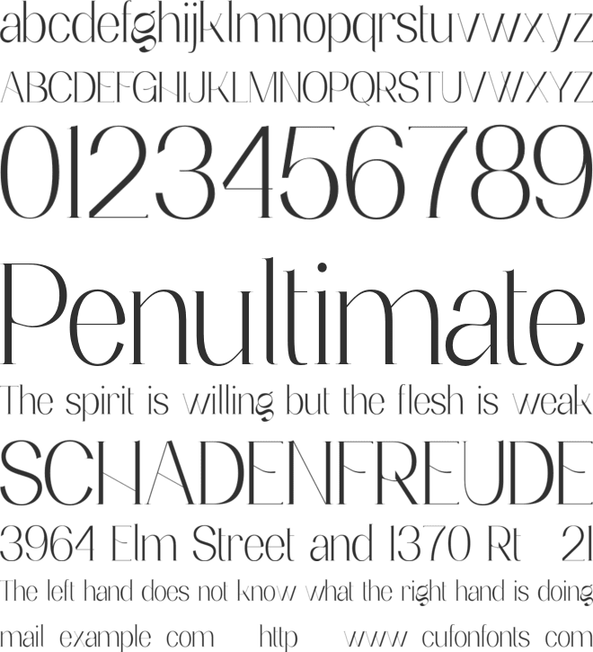 Garduja Personal Use font preview