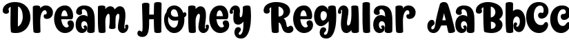 Dream Honey Regular font
