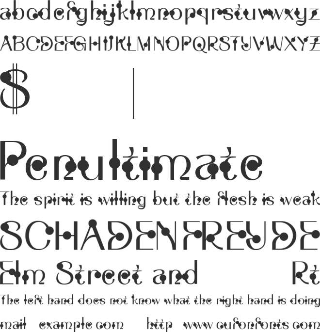 Lemonstyle Sweet font preview