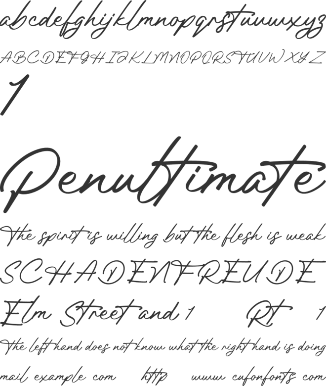 Astronut font preview