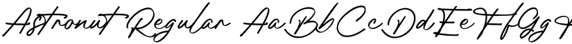 Astronut Regular font