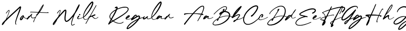 Nort Milk Regular font
