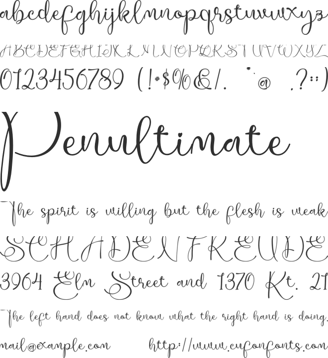 Romantica Vibes - Personal use font preview