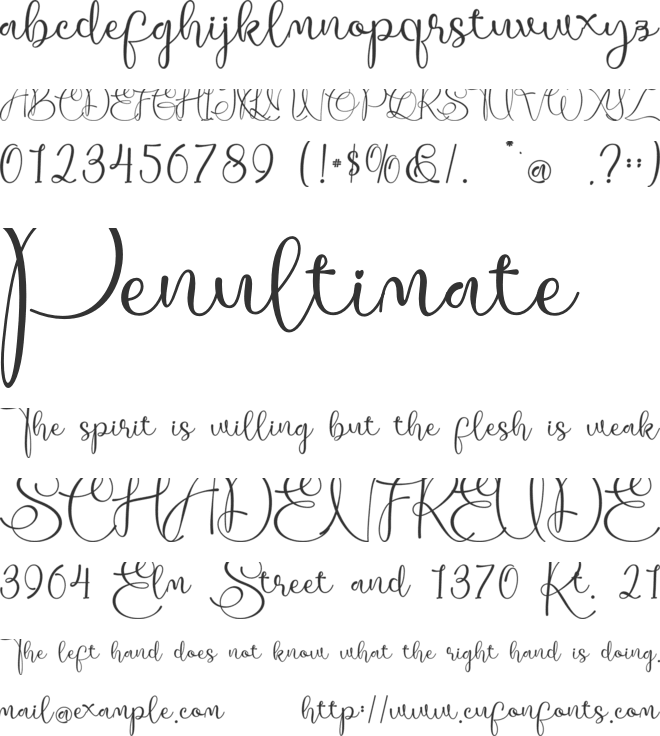 Romantica Vibes - Personal use font preview