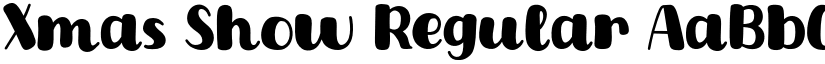 Xmas Show Regular font