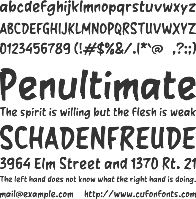 j Jinten font preview