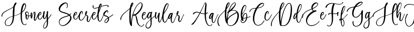 Honey Secrets Regular font