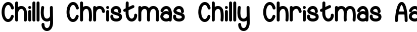 Chilly Christmas Chilly Christmas font