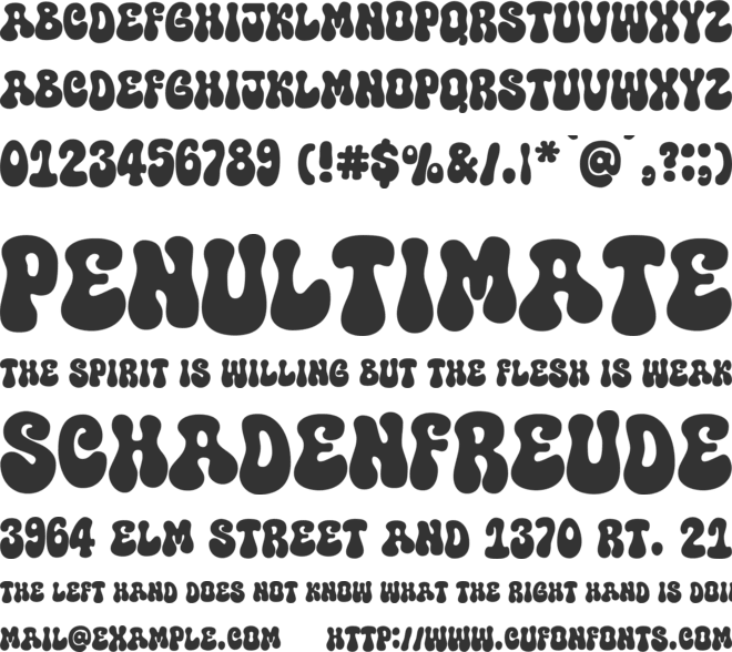 Super Carbon font preview