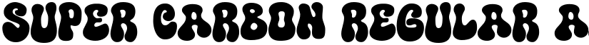 Super Carbon Regular font