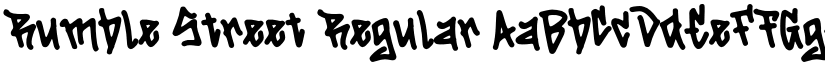 Rumble Street Regular font