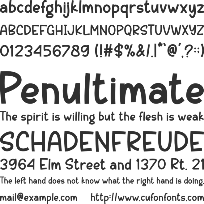 Sweet Autumn font preview