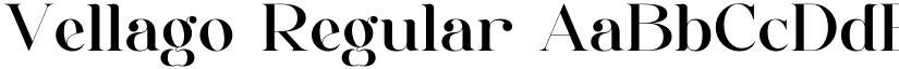 Vellago Regular font