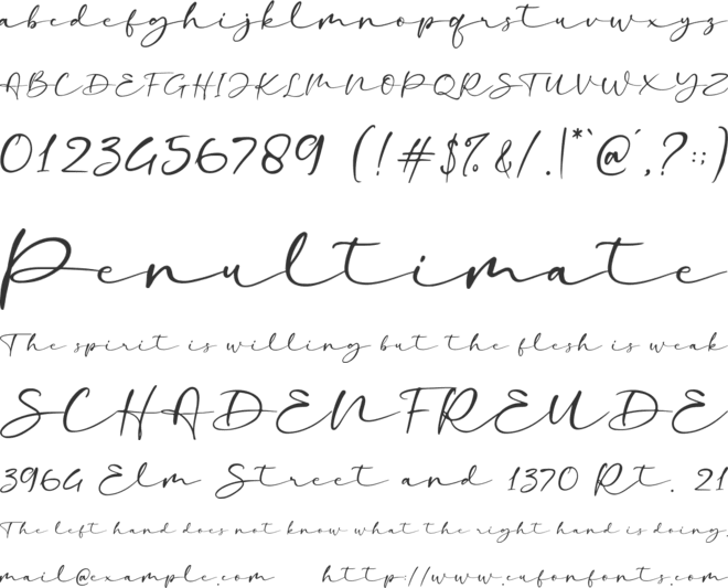 Fabulous Spring font preview