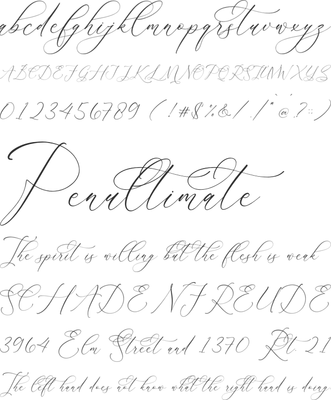 Creattons Balleryna font preview