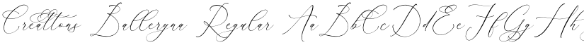 Creattons Balleryna Regular font