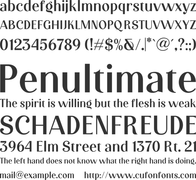 Mofulina font preview