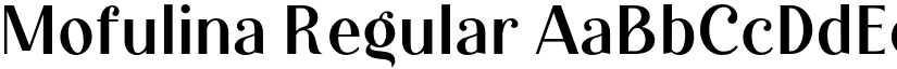 Mofulina Regular font