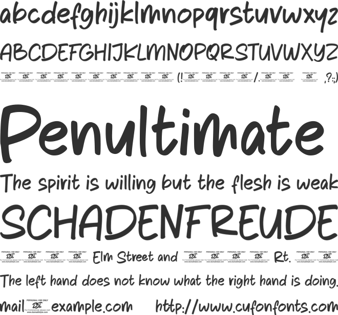 Newyear Playtime font preview