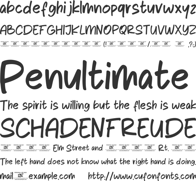 Newyear Playtime font preview