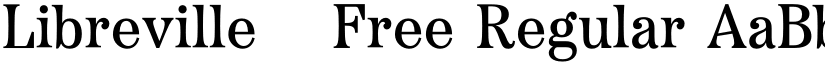 Libreville - Free Regular font