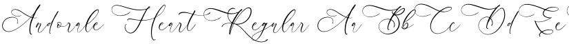 Andorale Heart Regular font