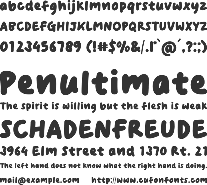 Love Diary font preview