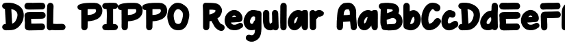 DEL PIPPO Regular font