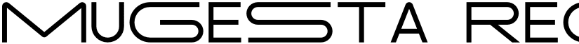 Mugesta Regular font